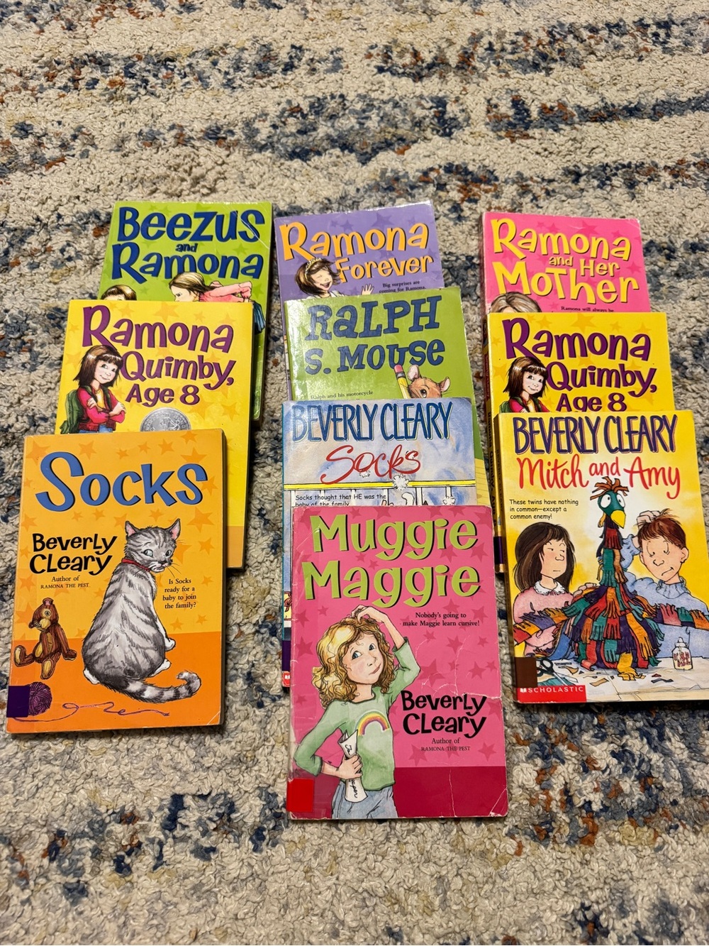 Beverly Cleary Children's Book Lot (11) - Bright Multi-Color Covers